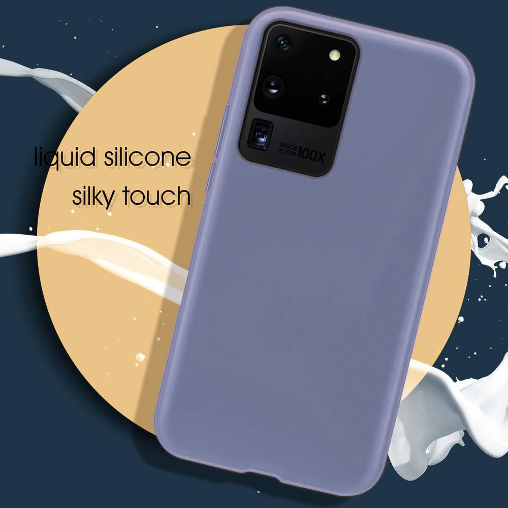 ShieldCase ShieldCase Coque silicone Samsung Galaxy S20 Ultra (gris lavande) ShieldCase ShieldCase Coque silicone Samsung Galaxy S20 Ultra (gris lavande)