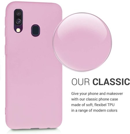 ShieldCase ShieldCase Coque silicone Samsung Galaxy A40 (rose) ShieldCase ShieldCase Coque silicone Samsung Galaxy A40 (rose)