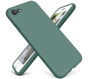 ShieldCase Coque silicone avec protection caméra iPhone 7/8 (vert foncé)