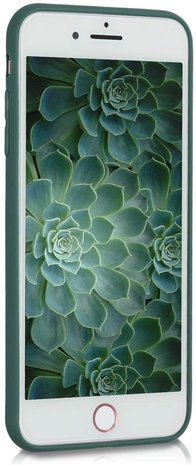 ShieldCase ShieldCase Coque silicone avec protection caméra iPhone 7 Plus / 8 Plus (vert foncé)