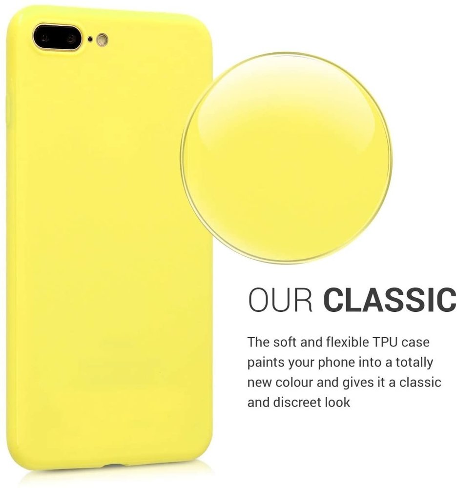 ShieldCase ShieldCase Coque silicone avec Protection Caméra iPhone 7 Plus / 8 Plus (jaune)