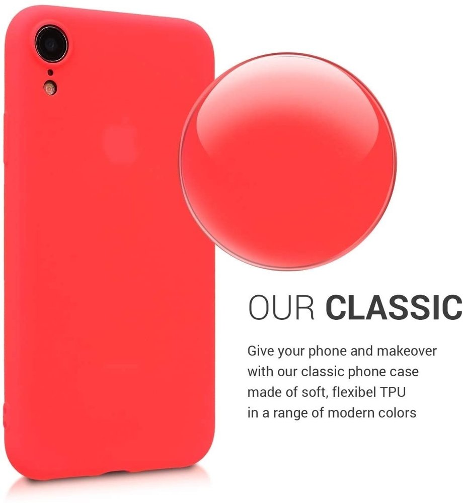 ShieldCase ShieldCase Coque silicone avec protection caméra iPhone Xr (rouge)