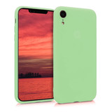 ShieldCase Coque silicone avec protection caméra iPhone Xr (vert clair)