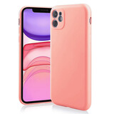 ShieldCase Coque silicone avec protection caméra iPhone 11 (rose)