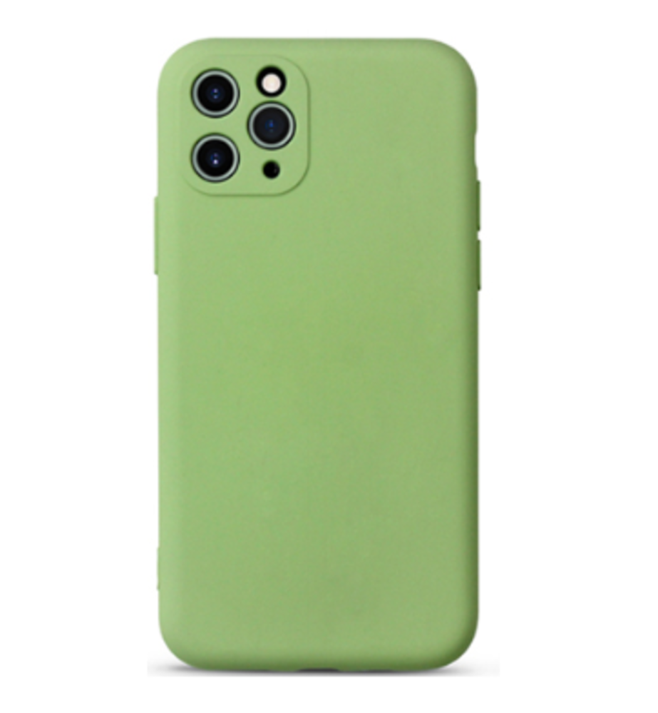 ShieldCase ShieldCase Coque silicone avec protection caméra iPhone 11 Pro Max (vert clair)