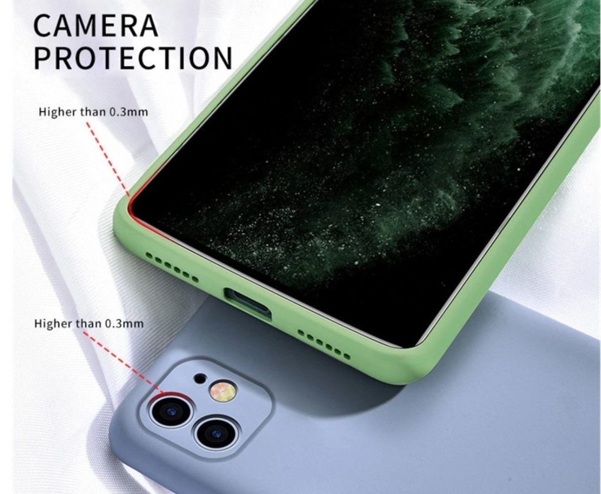 ShieldCase ShieldCase Coque silicone avec protection caméra iPhone 11 Pro Max (vert clair)