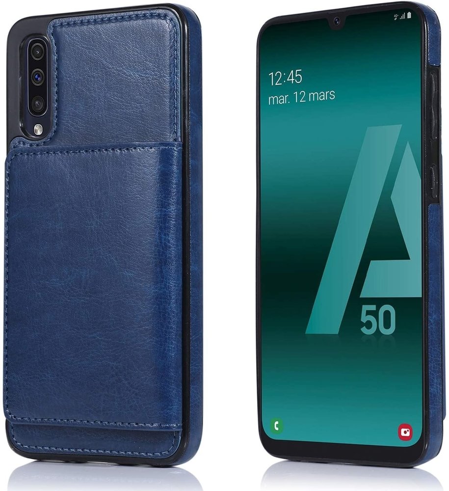 ShieldCase ShieldCase Étui Portefeuille Samsung Galaxy A50 (bleu) ShieldCase ShieldCase Étui Portefeuille Samsung Galaxy A50 (bleu)