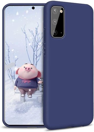 ShieldCase ShieldCase Coque silicone Samsung Galaxy A41 (bleu)