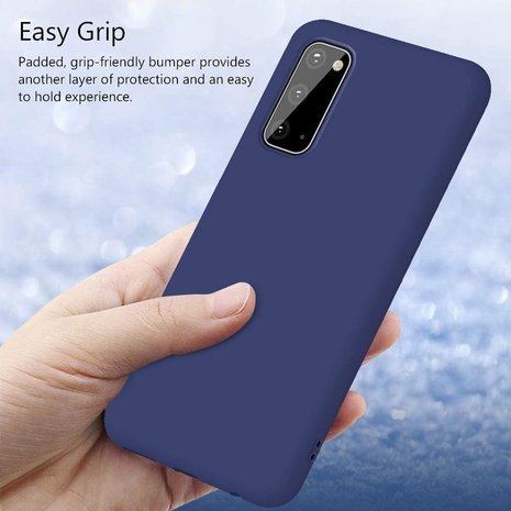 ShieldCase ShieldCase Coque silicone Samsung Galaxy A41 (bleu)