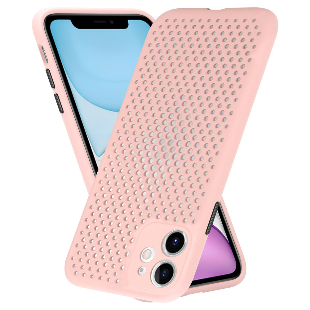 ShieldCase ShieldCase Coque silicone avec trous pour iPhone 11 (rose) ShieldCase ShieldCase Coque silicone avec trous pour iPhone 11 (rose)