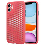 ShieldCase Coque silicone avec trous pour iPhone 11 (rouge)