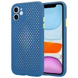 ShieldCase Coque silicone avec trous pour iPhone 11 (bleu foncé)