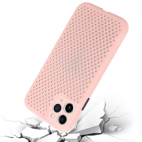ShieldCase ShieldCase Coque silicone avec trous pour iPhone 11 Pro (rose)
