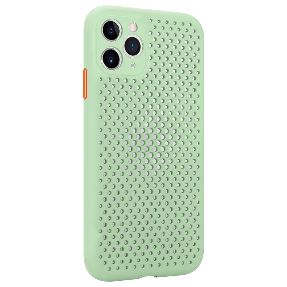 ShieldCase ShieldCase Coque silicone avec trous pour iPhone 11 Pro (vert clair)
