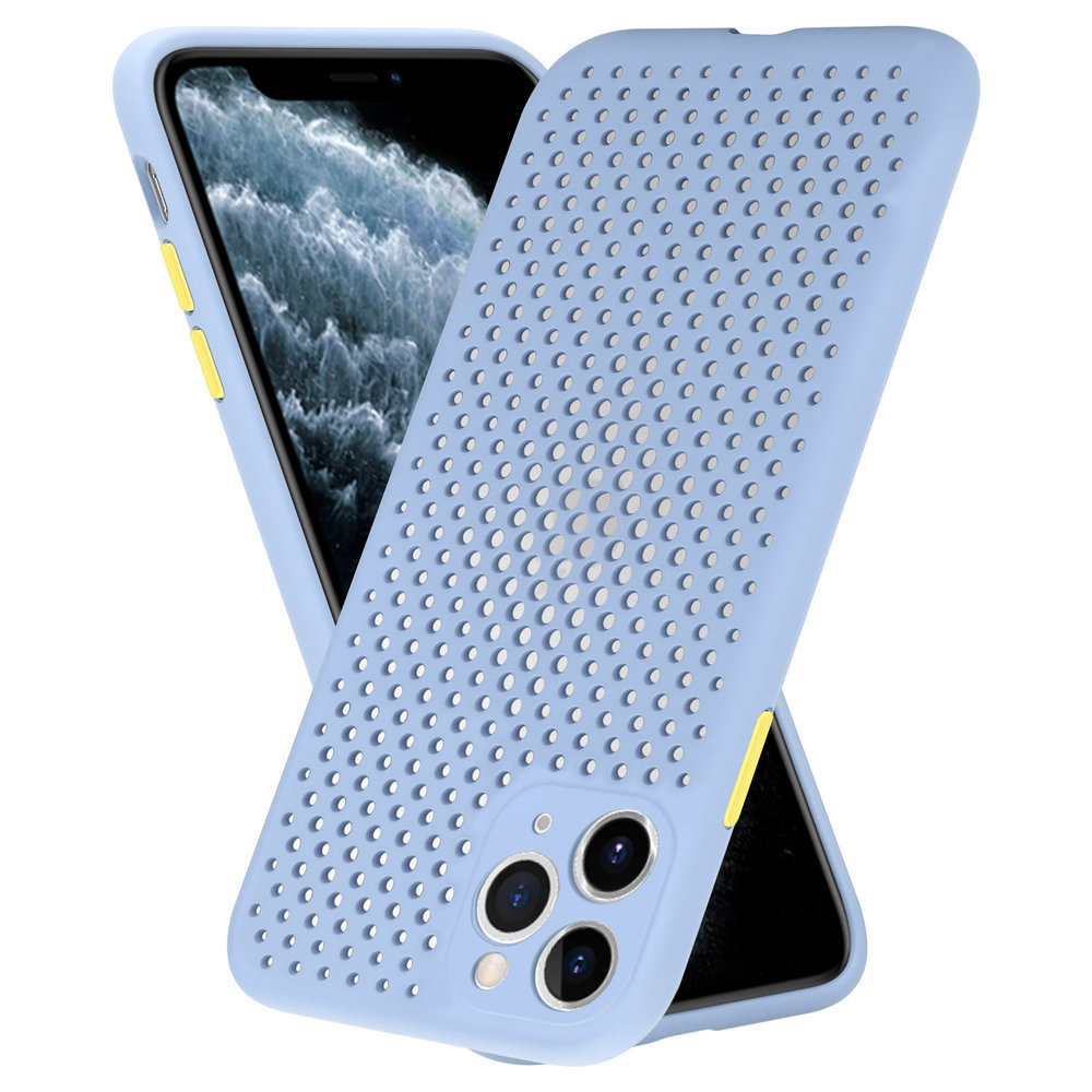 ShieldCase ShieldCase Coque silicone avec trous pour iPhone 11 Pro (violet clair)