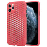 ShieldCase Coque silicone avec trous pour iPhone 11 Pro (rouge)