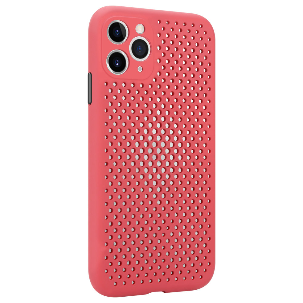 ShieldCase ShieldCase Coque silicone avec trous pour iPhone 11 Pro Max (rouge)