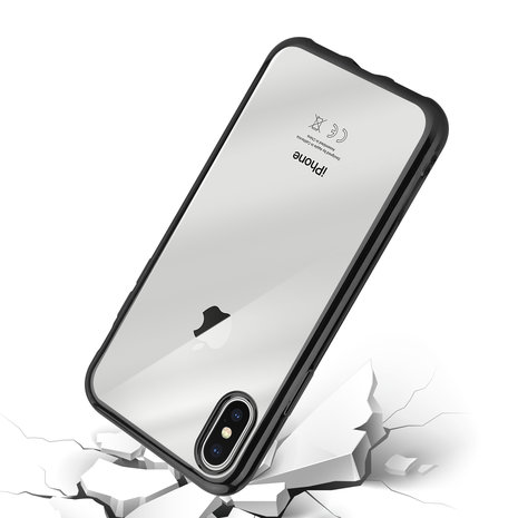 ShieldCase ShieldCase Coque Bumper Métallique iPhone X / Xs (noir) ShieldCase ShieldCase Coque Bumper Métallique iPhone X / Xs (noir)