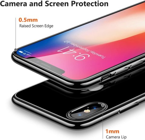 ShieldCase ShieldCase Coque Bumper Métallique iPhone X / Xs (noir) ShieldCase ShieldCase Coque Bumper Métallique iPhone X / Xs (noir)