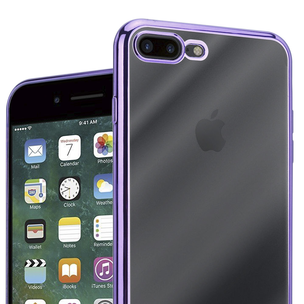 ShieldCase ShieldCase Coque Bumper Métallique iPhone 7 / 8 Plus (violet) ShieldCase ShieldCase Coque Bumper Métallique iPhone 7 / 8 Plus (violet)