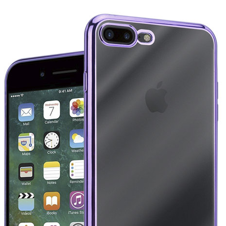 ShieldCase ShieldCase Coque Bumper Métallique iPhone 7 / 8 Plus (violet) ShieldCase ShieldCase Coque Bumper Métallique iPhone 7 / 8 Plus (violet)