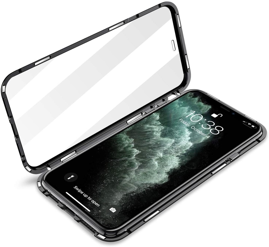 ShieldCase ShieldCase Coque magnétique avec plaque en verre iPhone 11 ShieldCase ShieldCase Coque magnétique avec plaque en verre iPhone 11