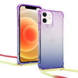 ShieldCase Coque antichoc avec cordon iPhone 11 (violet/bleu)