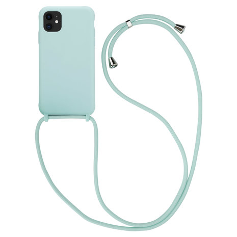 ShieldCase ShieldCase Coque silicone avec cordon iPhone 11 (menthe) ShieldCase ShieldCase Coque silicone avec cordon iPhone 11 (menthe)