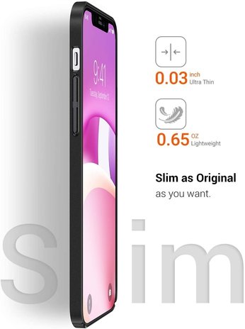 ShieldCase ShieldCase Coque ultra fine iPhone 12 Mini (noir) ShieldCase ShieldCase Coque ultra fine iPhone 12 Mini (noir)