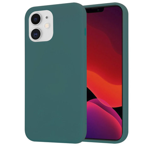 ShieldCase ShieldCase Coque silicone iPhone 12 Mini (vert foncé)