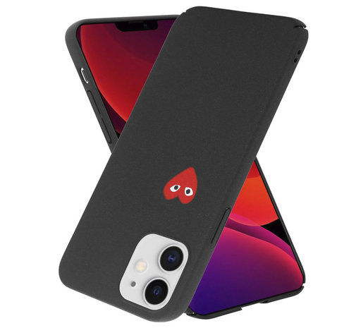 ShieldCase ShieldCase Coque avec coeur iPhone 12 (noir) ShieldCase ShieldCase Coque avec coeur iPhone 12 (noir)