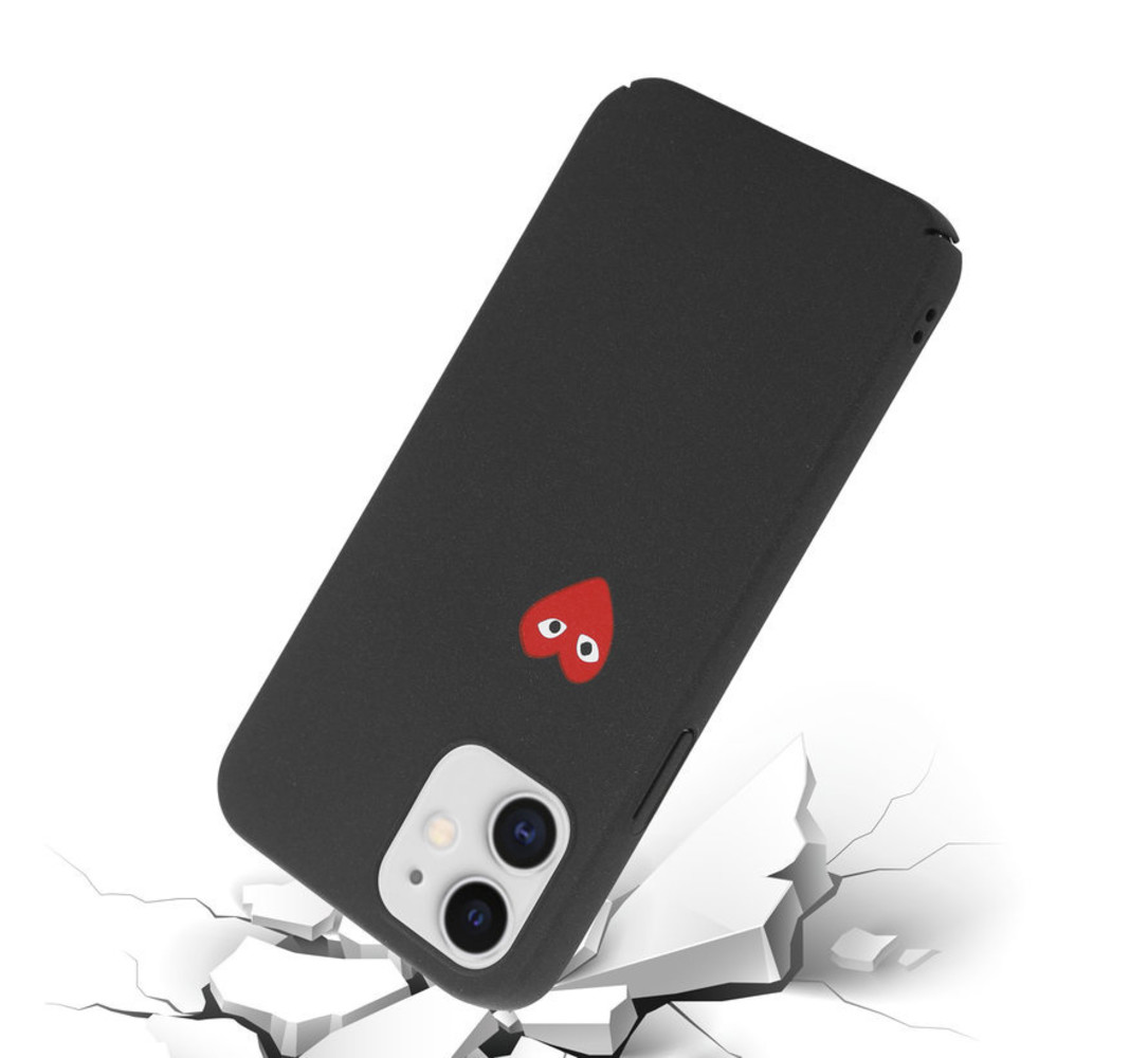 ShieldCase ShieldCase Coque avec coeur iPhone 12 (noir) ShieldCase ShieldCase Coque avec coeur iPhone 12 (noir)