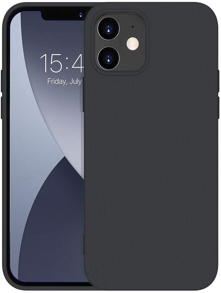 ShieldCase ShieldCase Coque silicone iPhone 12 (noir)