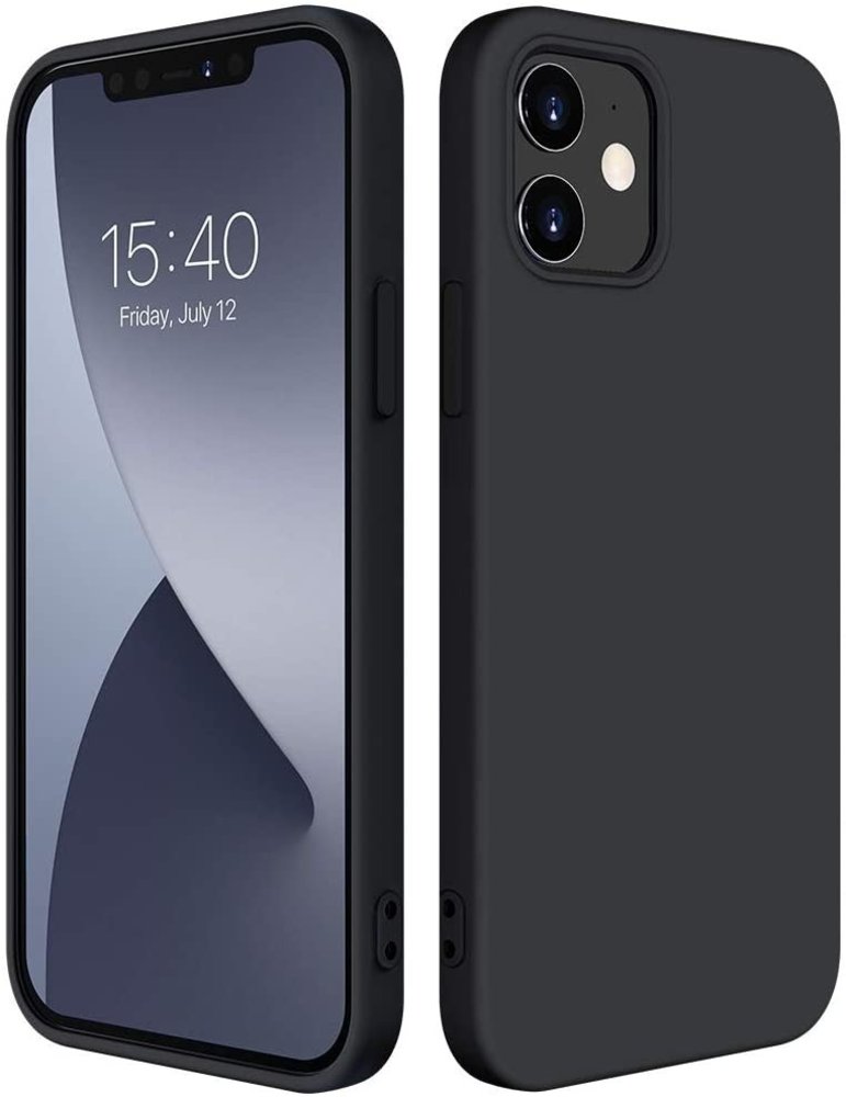 ShieldCase ShieldCase Coque silicone iPhone 12 (noir)