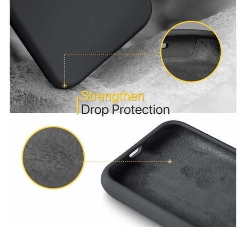 ShieldCase ShieldCase Coque silicone iPhone 12 Pro Max (noir)