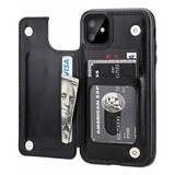ShieldCase Étui portefeuille iPhone 12 Mini (noir)