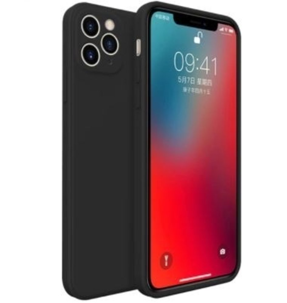 ShieldCase ShieldCase Coque silicone carrée iPhone 11 Pro (noir) ShieldCase ShieldCase Coque silicone carrée iPhone 11 Pro (noir)