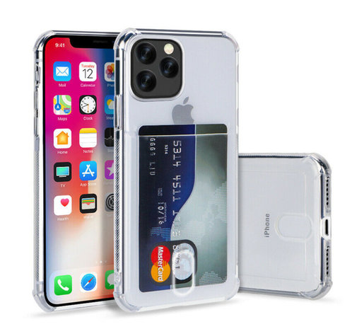 ShieldCase ShieldCase Coque antichoc avec fente pour carte iPhone 12 Pro (transparent) ShieldCase ShieldCase Coque antichoc avec fente pour carte iPhone 12 Pro (transparent)