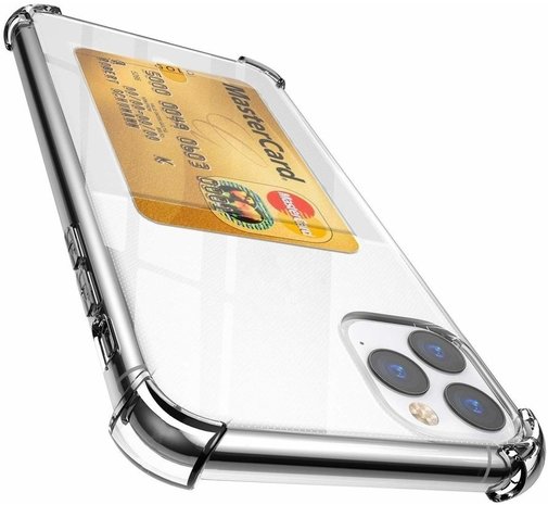 ShieldCase ShieldCase Coque antichoc avec fente pour carte iPhone 12 Pro (transparent) ShieldCase ShieldCase Coque antichoc avec fente pour carte iPhone 12 Pro (transparent)