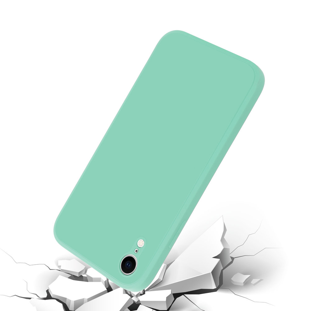 ShieldCase ShieldCase Coque silicone carrée iPhone Xr (aqua)