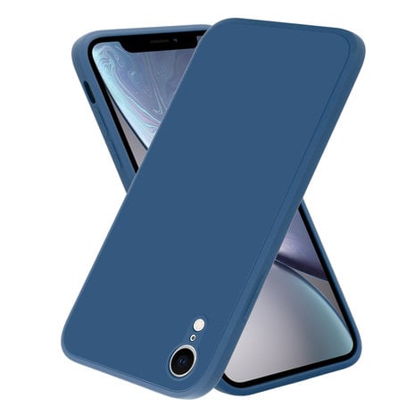 ShieldCase ShieldCase Coque silicone carrée  iPhone Xr (bleu)