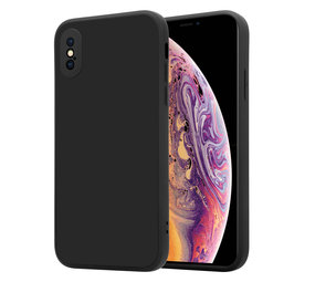 ShieldCase Coque carrée silicone iPhone X / Xs (noir)