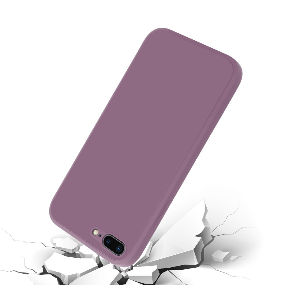 ShieldCase ShieldCase Coque silicone carrée pour iPhone 7 Plus / 8 Plus (bourgogne) ShieldCase ShieldCase Coque silicone carrée pour iPhone 7 Plus / 8 Plus (bourgogne)