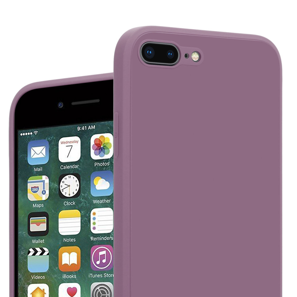 ShieldCase ShieldCase Coque silicone carrée pour iPhone 7 Plus / 8 Plus (bourgogne) ShieldCase ShieldCase Coque silicone carrée pour iPhone 7 Plus / 8 Plus (bourgogne)