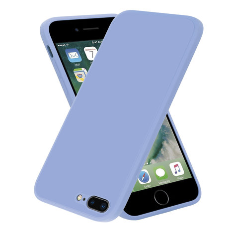 ShieldCase ShieldCase Coque silicone carrée iPhone 7 Plus / 8 Plus (violet)