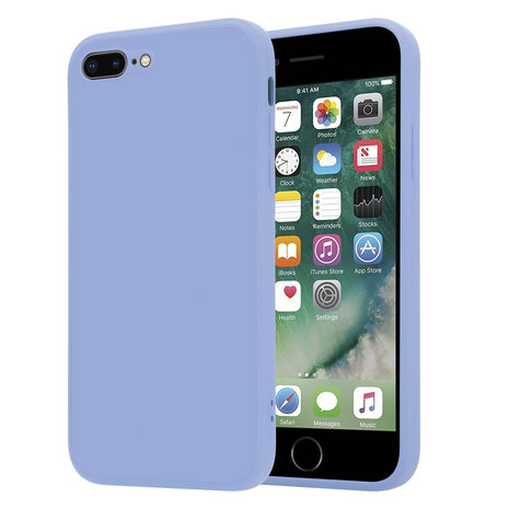 ShieldCase ShieldCase Coque silicone carrée iPhone 7 Plus / 8 Plus (violet)