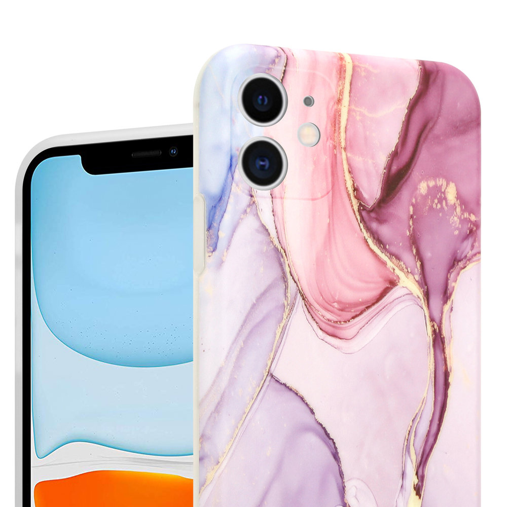 ShieldCase ShieldCase Coque avec protection caméra iPhone 11 Purple Passion Marble ShieldCase ShieldCase Coque avec protection caméra iPhone 11 Purple Passion Marble