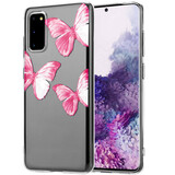 ShieldCase Coque Samsung Galaxy S20 Butterfly Kisses