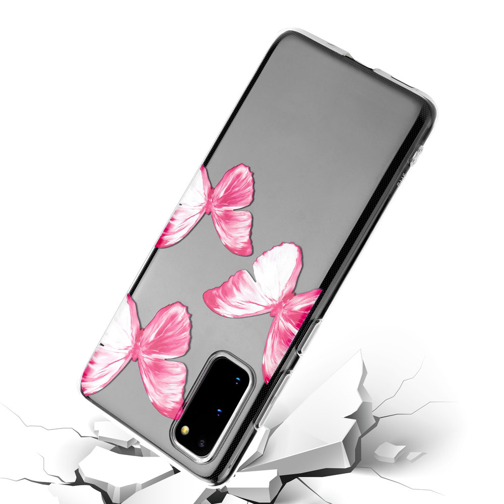 ShieldCase ShieldCase Coque Samsung Galaxy S20 Butterfly Kisses ShieldCase ShieldCase Coque Samsung Galaxy S20 Butterfly Kisses