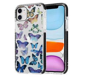 ShieldCase Coque iPhone 11 Rainbow Butterflies ShieldCase Coque iPhone 11 Rainbow Butterflies